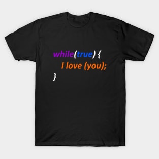 coding i love you T-Shirt